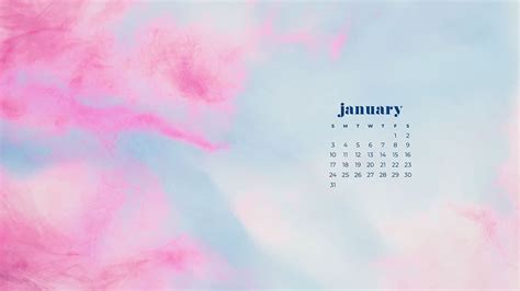 January 2021 calendar wallpapers – 30 FREE designs to choose from!