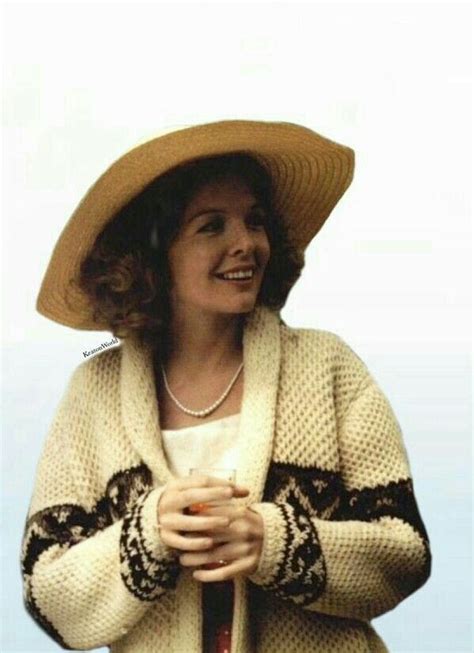 Diane Keaton on the set of The Godfather | Diane keaton, Classic ...