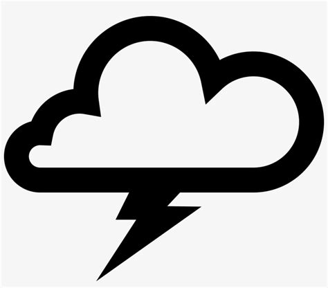 Graphic Black And White Library File Noun Project Svg - Storm Cloud ...