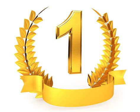 Golden Wreath Award For Number One Winner Stock Photo | Template ...