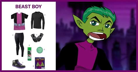 Dress like Beast Boy – Teen Titans Costume | Halloween and Cosplay Guides