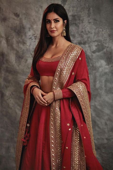 10 wedding-ready lehengas in Katrina Kaif's traditional wear wardrobe ...