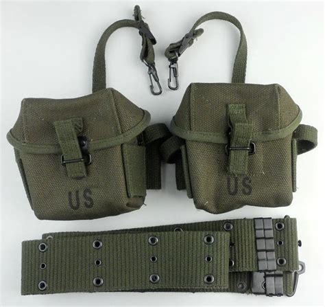 Vietnam War Us Army M1956 Ammo Pouch M16a1 Pouches Pack Case Bag M1956 ...