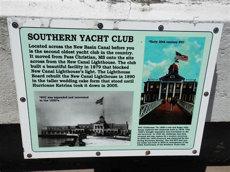 Read the Plaque - Southern Yacht Club