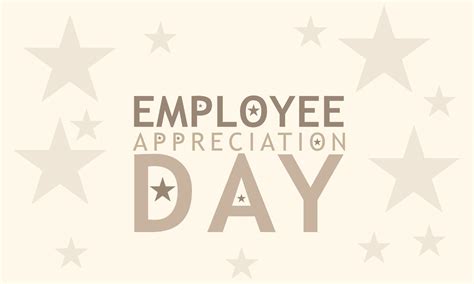 Employee Appreciation Day. Template for background, banner, card ...