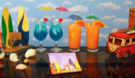 Cocktail Ideas For A Beach, Surfer, or Coastal Themed Party | Drink Recipes