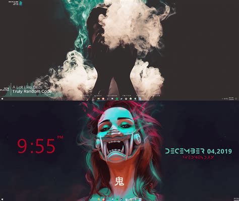 Started taking Rainmeter a little more seriously. : r/Rainmeter