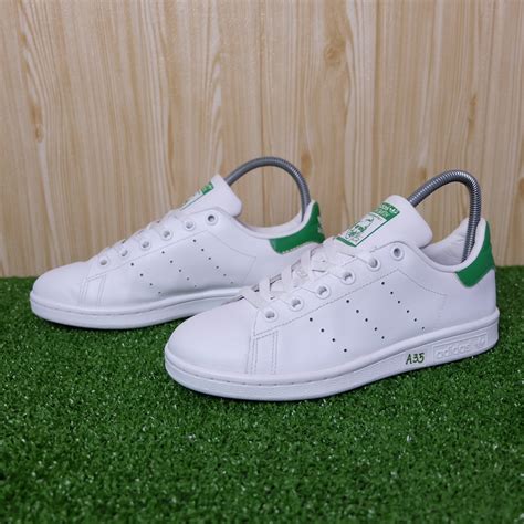 Adidas Stan Smith White Green รองเท้าอดิดาส มือ2ของแท้ รองเท้าผ้าใบ ...