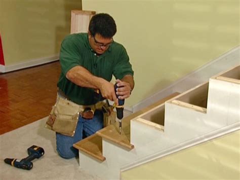 How to Install New Stair Treads and Railings | how-tos | DIY