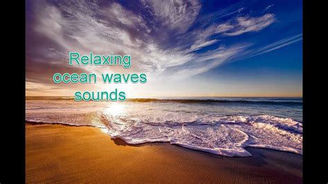 Ocean sound for sleep! Beach wave sounds!Sea waves sound!Soothing ...