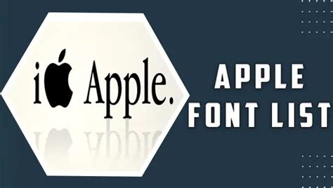 Apple Font List: A World Of Typography!