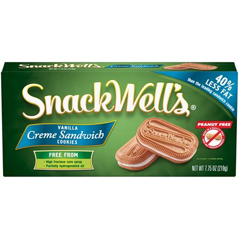 Snackwell's® Vanilla Creme Sandwich Cookies 7.75 oz. Pack - Walmart.com ...