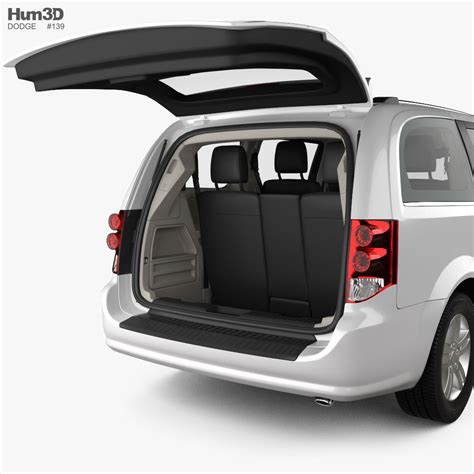 Dodge Grand Caravan con interior 2011 Modelo 3D - Vehículos on Hum3D