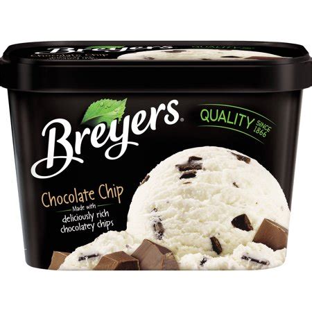 Breyers Chocolate Chip Ice Cream Allergy and Ingredient Information