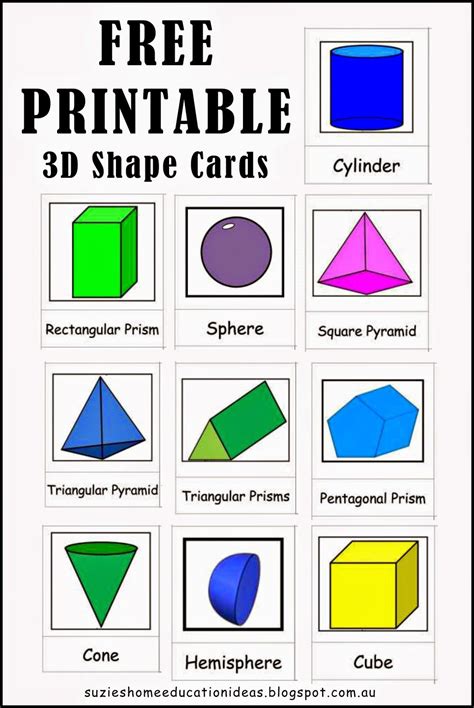 3d Shapes Names