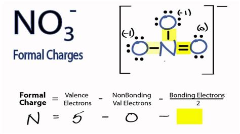 Calculating NO3- Formal Charges: Calculating Formal Charges for NO3 ...