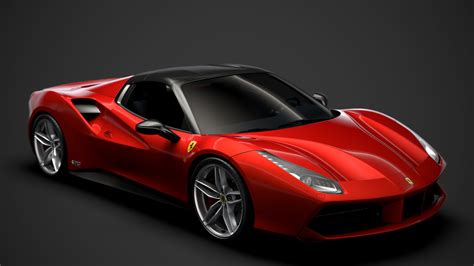 Ferrari 488 Spider Magnum PI 2018 3D model | CGTrader