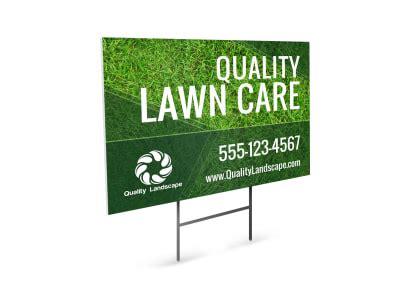 Lawn & Garden Yard Sign Templates | MyCreativeShop