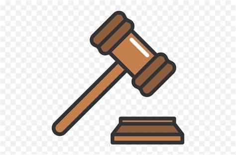 2576 Court Free Clipart - Transparent Gavel Clipart Emoji,Gavel Emoji ...