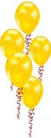 Happy Birthday with yellow balloons. | Happy birthday clip art, Art ...