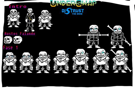 Distrust Sans Sprites Sheet by EnderIcaro on DeviantArt