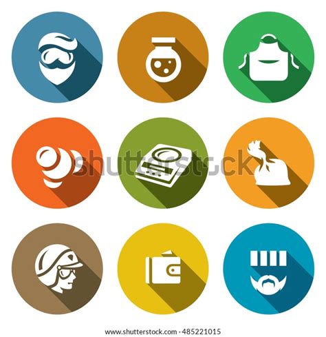 Vector Set Drug Dealer Labs Icons Stock Vector (Royalty Free) 485221015 ...