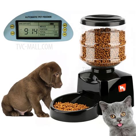 Bestselling 5.5L Automatic Pet Feeder Electric Pet Dry Food Container ...