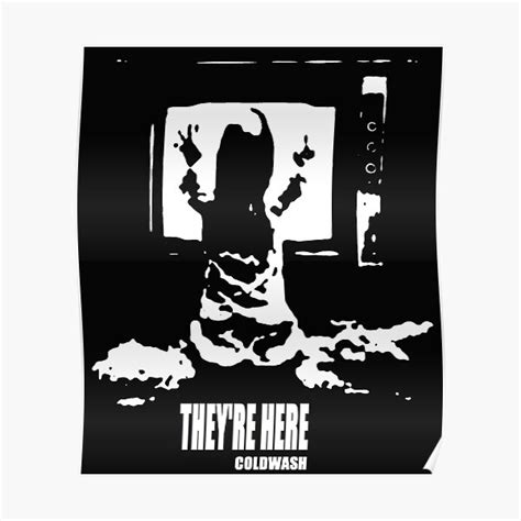 "THEY'RE HERE!" Poster for Sale by Coldwash | Redbubble