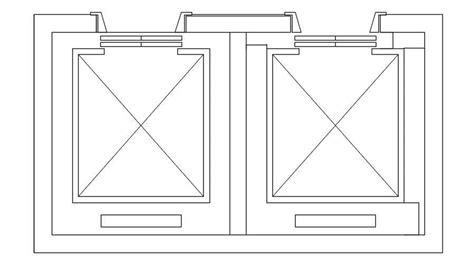 Elevator plan cad block in AutoCAD, dwg file. - Cadbull