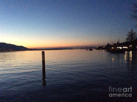 Lake Zurich at Sunset Photograph by Paula Albert - Fine Art America