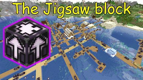 Exploring Unknown Blocks of Minecraft: Create villages anywhere! Jigsaw ...