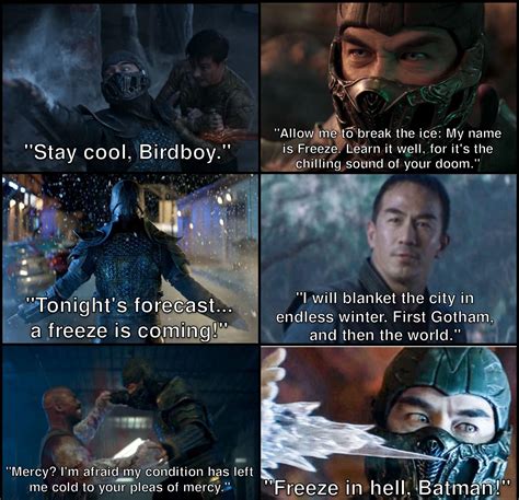 So I decided to put Mr Freeze quotes over Sub Zero. : r/MortalKombat