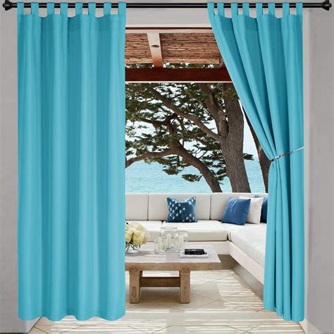 Amazon.com : LORDTEX Indoor/Outdoor Curtains - Waterproof Tab Top Patio ...