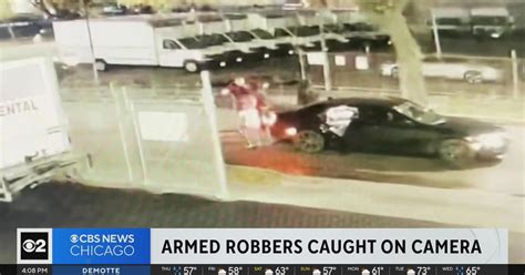 Armed robbers caught on camera - CBS Chicago