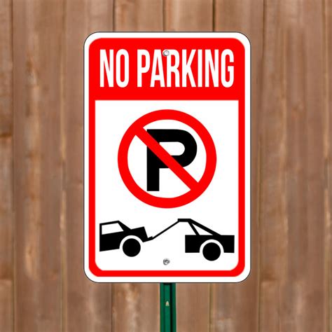 Custom Parking Signs | Custom Parking Signs - CustomLanyards.Com