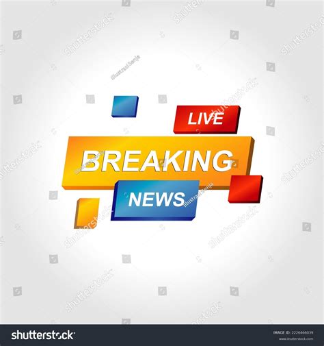 Breaking News Vector Art Icons Graphics Stock Vector (Royalty Free ...