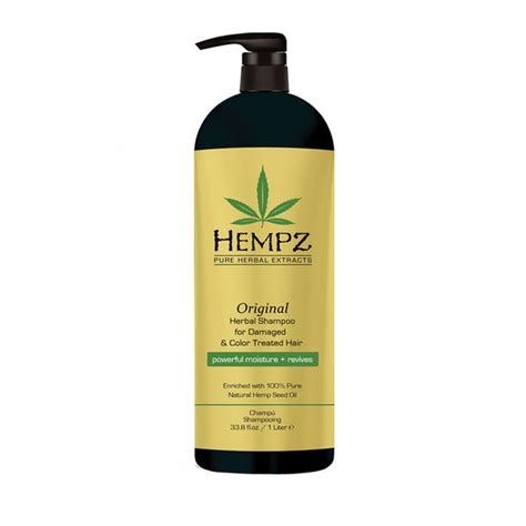 Hempz Original Herbal Shampoo for Damaged & Color-Treated Hair 33.8 Oz