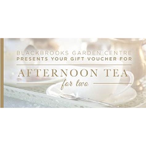 Afternoon Tea For 2 Gift Voucher - Gift Voucher - Blackbrooks Garden ...