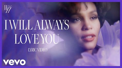 Whitney Houston - I Will Always Love You (Official Lyric Video) - YouTube