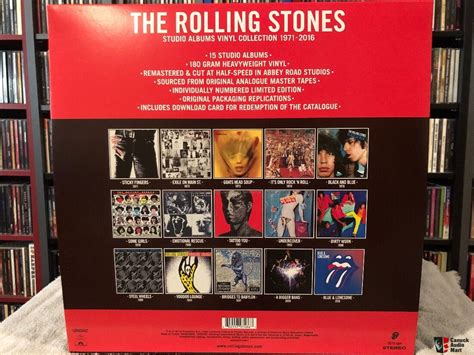 The Rolling Stones Studio Albums Vinyl Collection 1971-2016 Photo ...