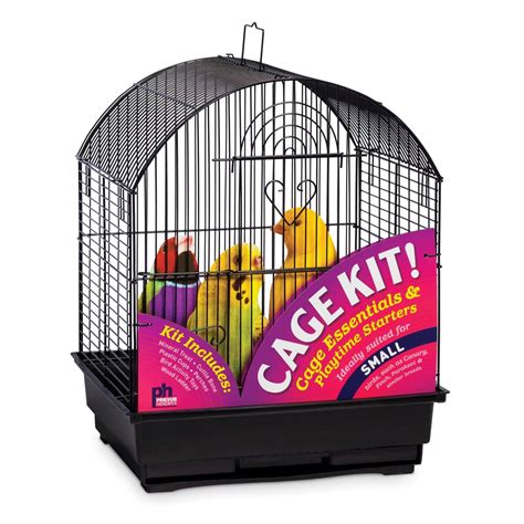 Prevue Pet Products Round Top Bird Cage Kit - Black - Walmart.com