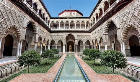 patio de doncellas alcazar of seville dosde publishing | Escenarios de ...