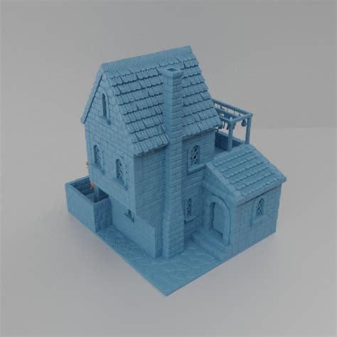 3D Printable Medieval Butcher House - Tabletop Terrain - 28 MM by ...