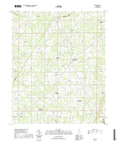 MyTopo Ider, Alabama USGS Quad Topo Map