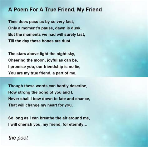 Nice Poems For Friends