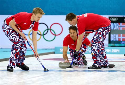 PHOTOS: The Norwegian Olympic curling team's wild uniforms - Business ...