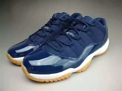 Air Jordan 11 Low Blue Navy White Gum - Sneaker Bar Detroit