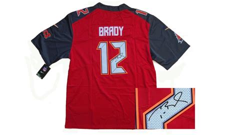 Tom Brady Bucs Jersey with Digital Signature - CharityStars