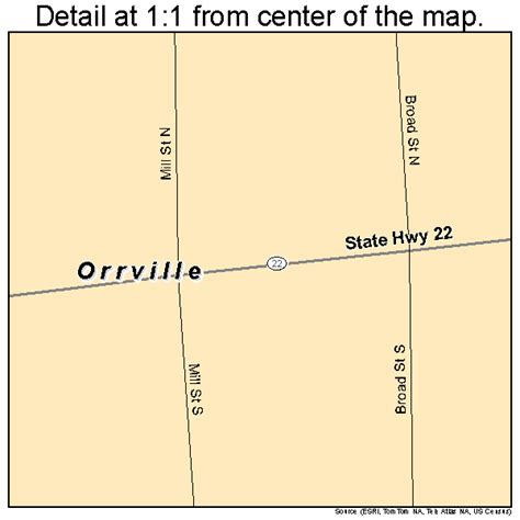 Orrville Alabama Street Map 0157240