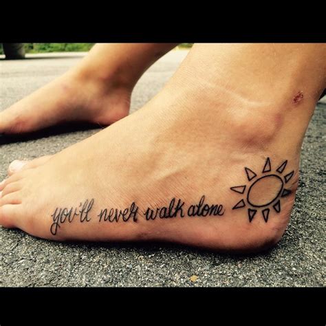 21 best I Will Never Walk Alone Tattoos images on Pinterest | You'll ...